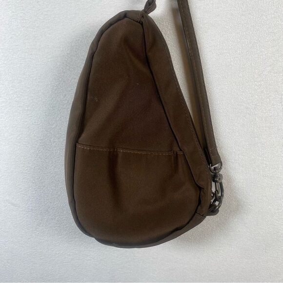 Ameribag Healthy Back Bag Brown Nylon Mini Sling Bag - Picture 2 of 11